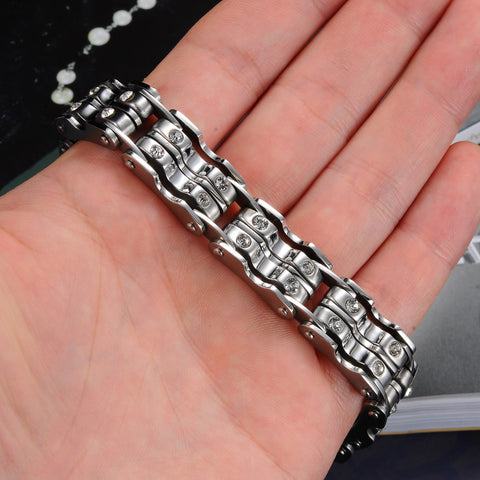 Stainless Steel Bracelet  Bike Chain