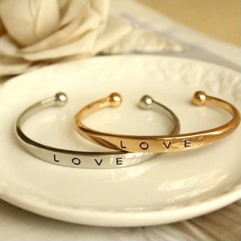 Couples Bangle Bracelet Alloy Ladies Fashion