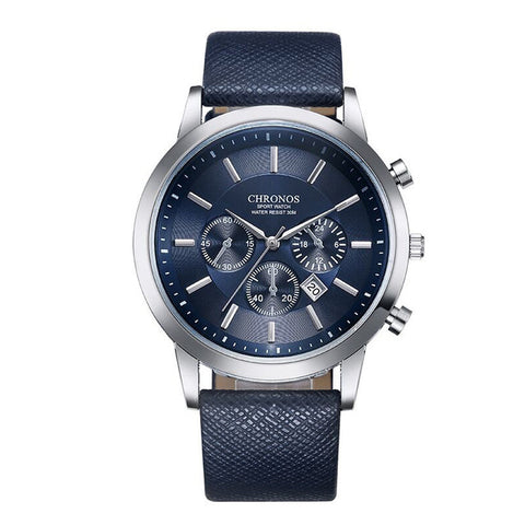 CHRONOS - Watches Men Waterproof Date Clock Relogio Masculino Montre Homme