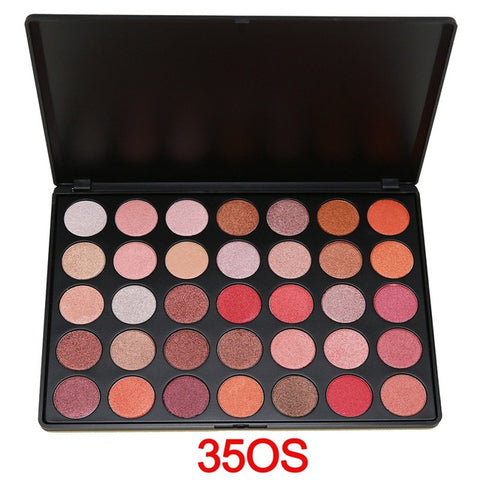 2017 Professional 35 Color Eyeshadow Palette 100% Shimmer Make up