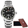 Watches Men Sport Full Steel Quartz