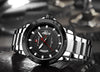 NAVIFORCE - Men Full Steel Watches Quartz Watch Analog