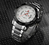 NAVIFORCE - Men Full Steel Watches Quartz Watch Analog