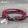 Bracelets Leather Charm