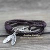 Bracelets Leather Charm