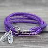 Bracelets Leather Charm