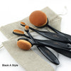 5pcs Oval Makeup Brush Professional Foundation