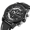 MEGIR - Men Sport Watch Big Dials Silicone Strap Army Military