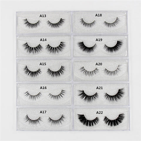 1Pair Lashes False Eyelashes Natural