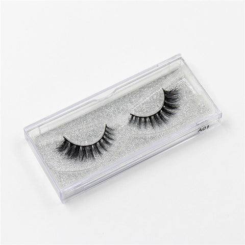 1Pair Lashes False Eyelashes Natural
