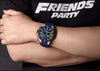 MEGIR- Men Sport Watch Chronograph Silicone Strap Quartz Military