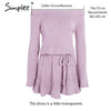 Simplee Sexy Off Shoulder Knitting Sweater Dress Women