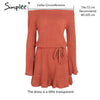 Simplee Sexy Off Shoulder Knitting Sweater Dress Women