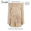 Simplee Sexy Off Shoulder Knitting Sweater Dress Women