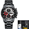 LIGE- Mens Watches Luxury Fashion Business- 4 Style
