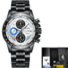 LIGE- Mens Watches Luxury Fashion Business- 4 Style