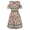 Dress Women Short Sleeve Off Shoulder Beach Plus Size