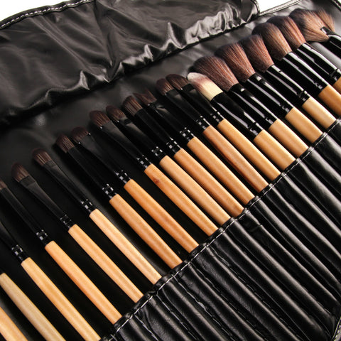 32Pcs Print Logo Makeup Brushes Professional